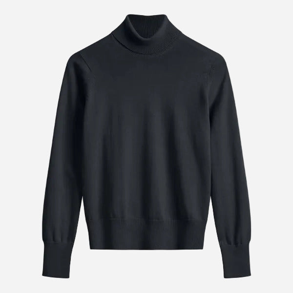 Mayura Fine Knit Turtleneck Black