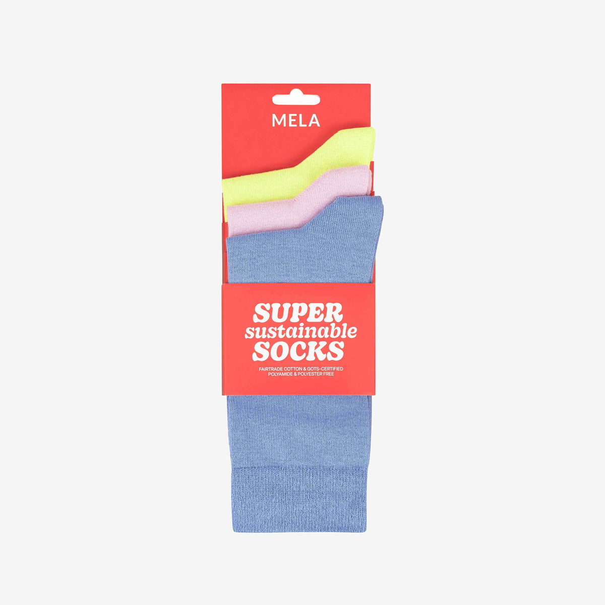 3-pack Super Sustainable Socks Fresh Pastel