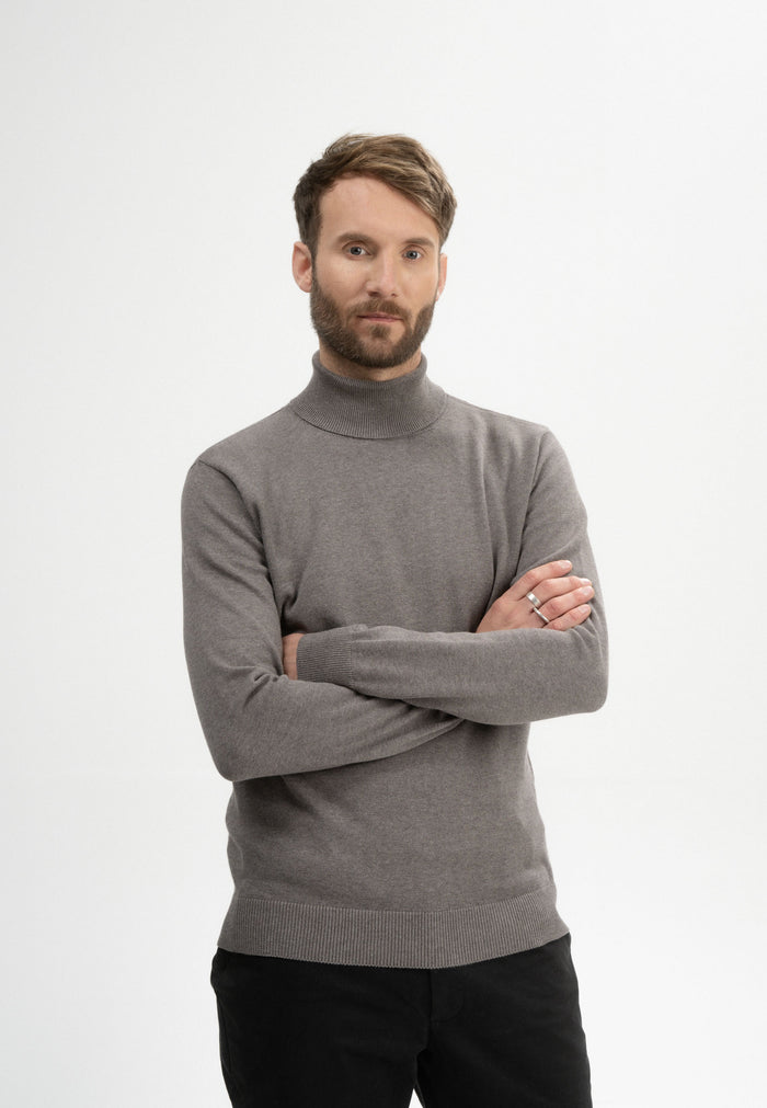 Turtleneck Kanja Organic Cotton Bear Melange