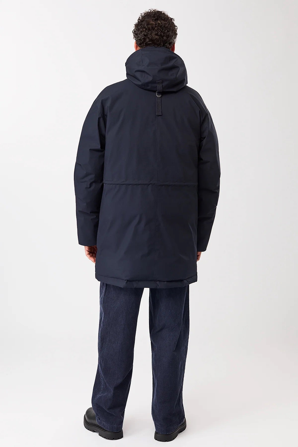 Winter Parka Eco-Down with Hood Navy
