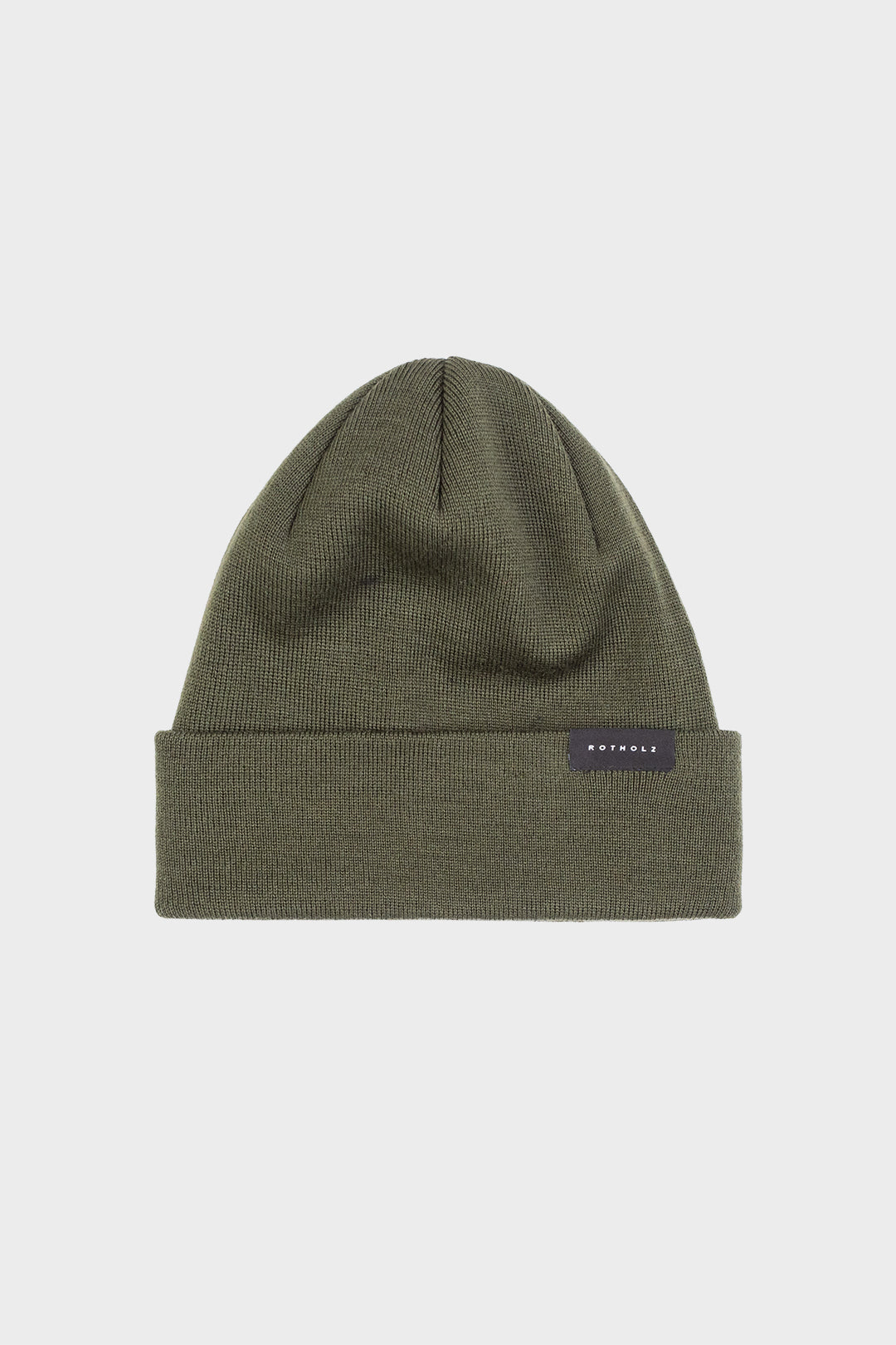 Merino Classic Fine Knit Beanie Olive - ROTHOLZ