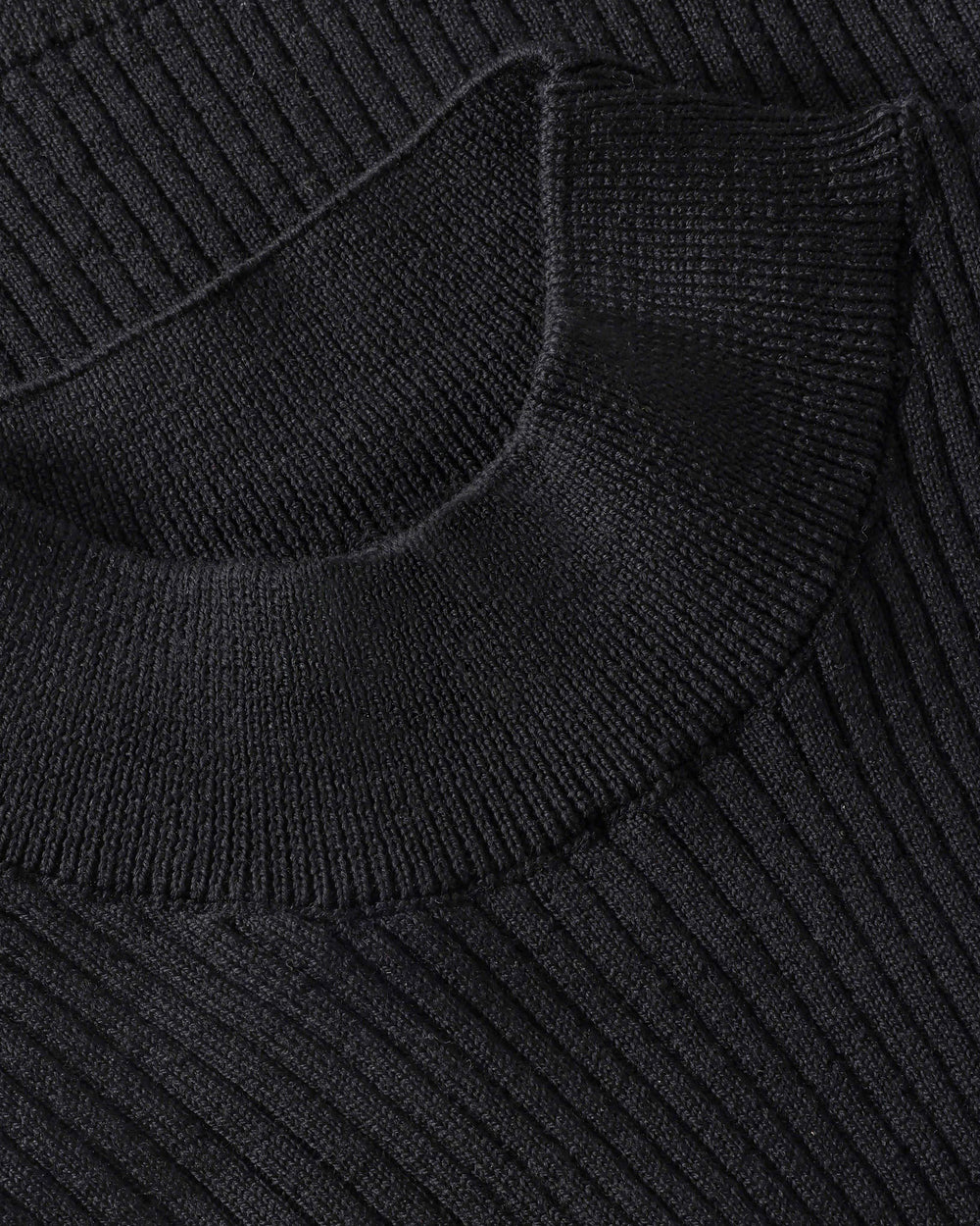Merino Knit Singlet True Black