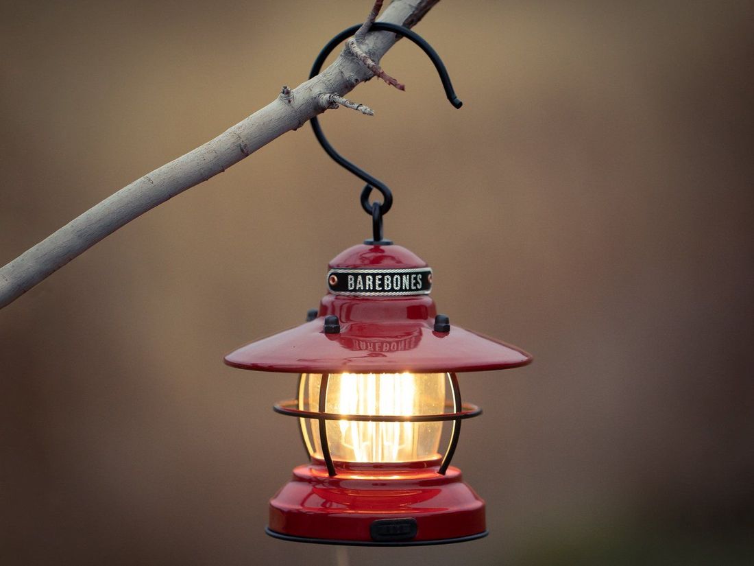 Edison Mini Lantern Red
