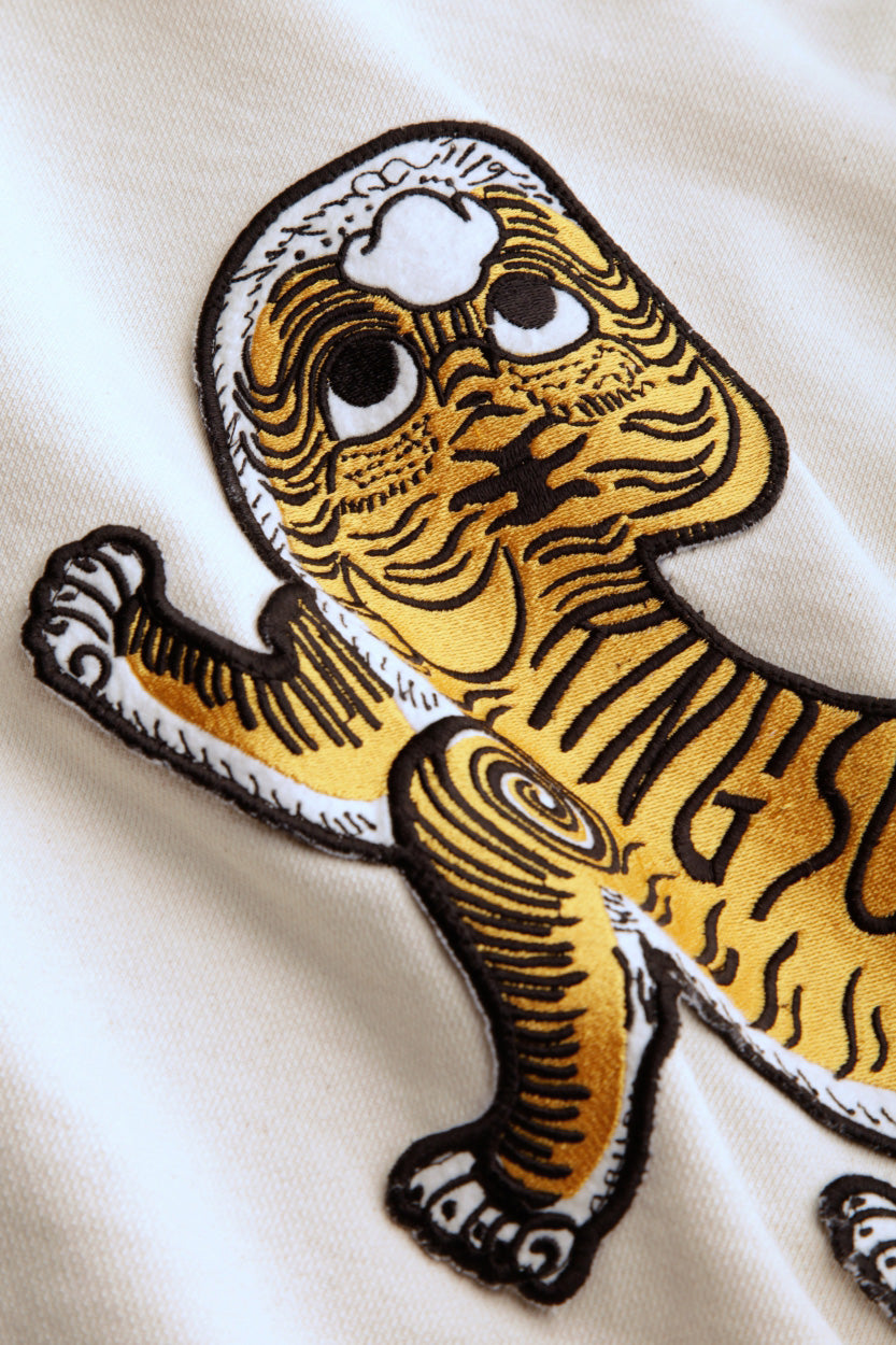 Stephen Off-White Tiger Badge - KINGS OF INDIGO
