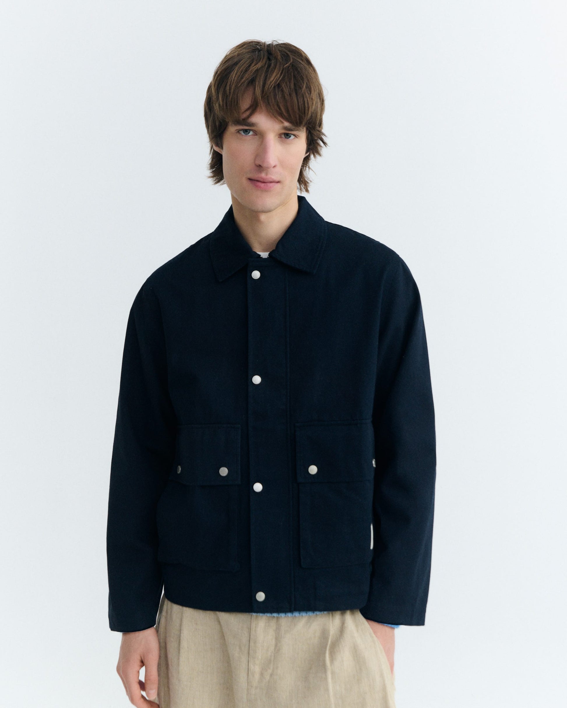 Callum Boxy Navy Jacket