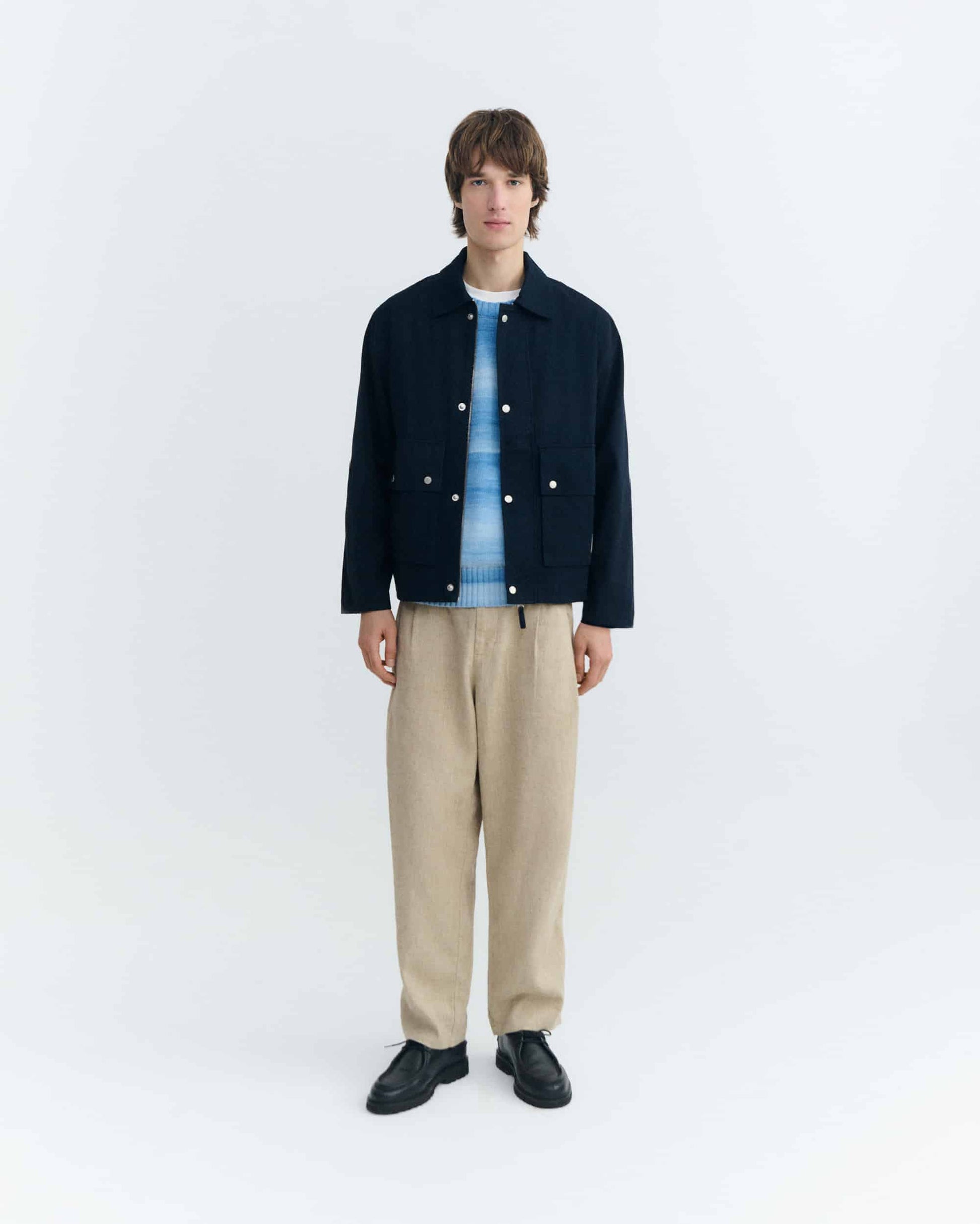 Callum Boxy Navy Jacket