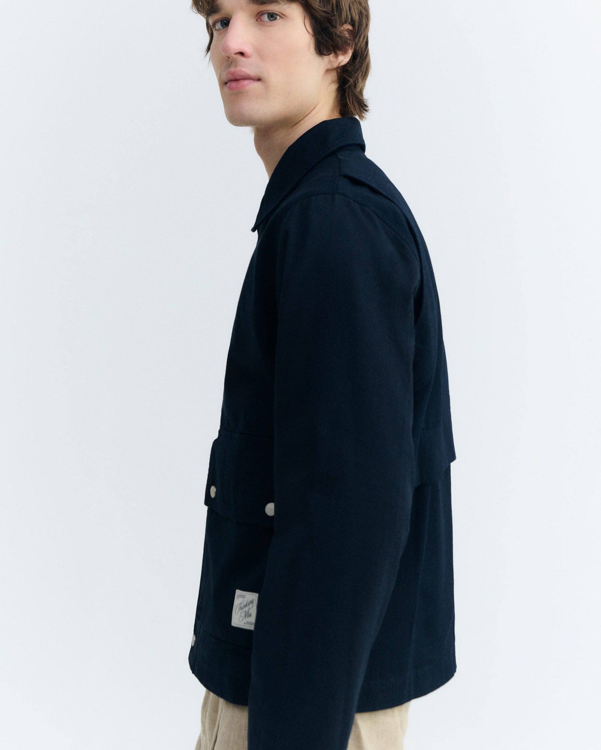 Callum Boxy Navy Jacket
