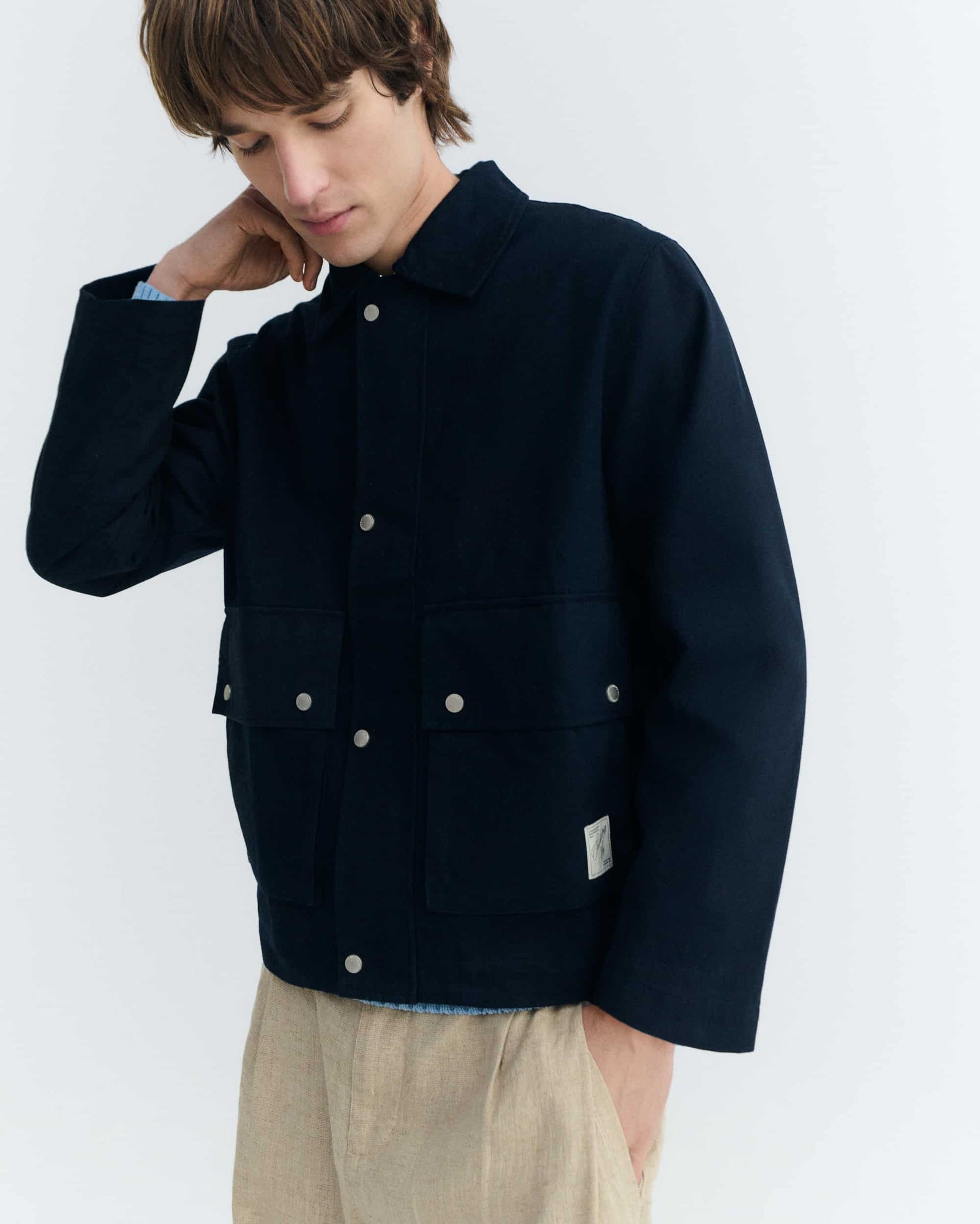 Callum Boxy Navy Jacket