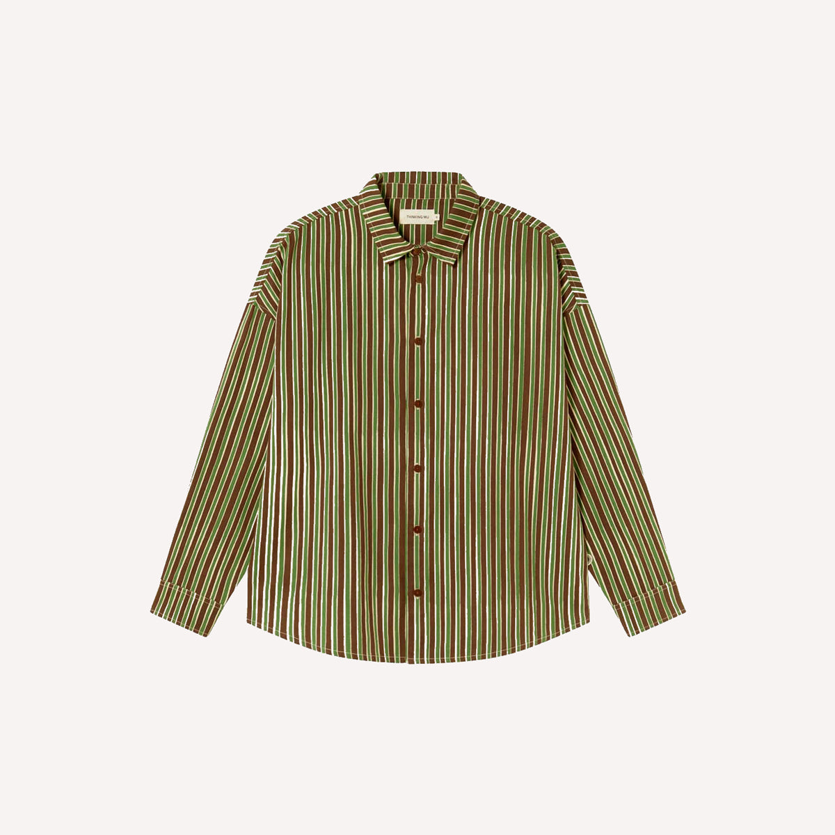 Haru Vertical Striped Shirt - THINKING MU
