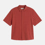 Paddy Seersucker Shortsleeve Shirt Red