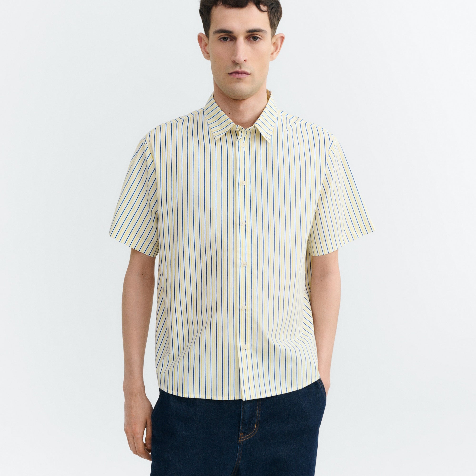 Paddy Poplin Shortsleeve Shirt Stipes