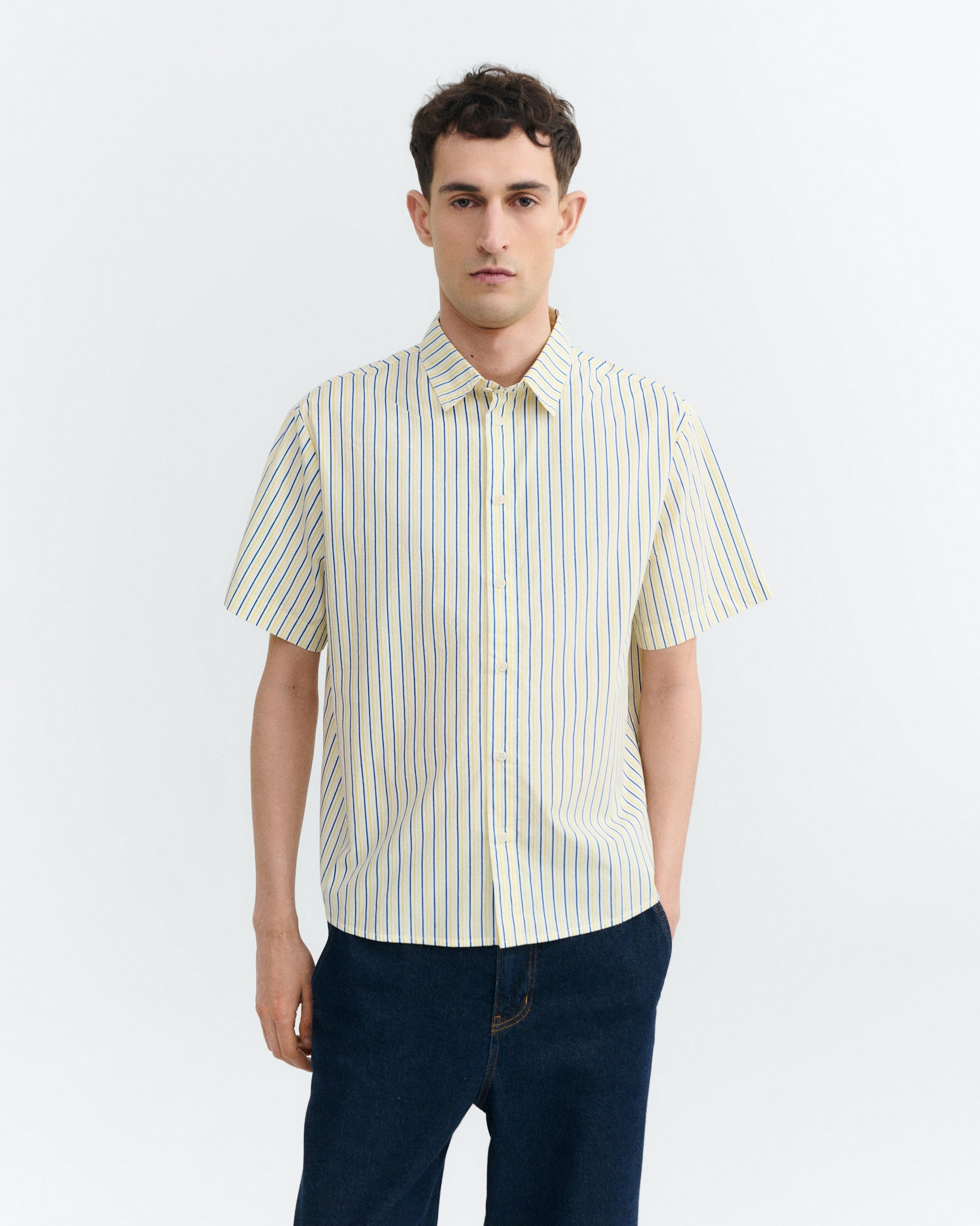 Paddy Poplin Shortsleeve Shirt Stipes