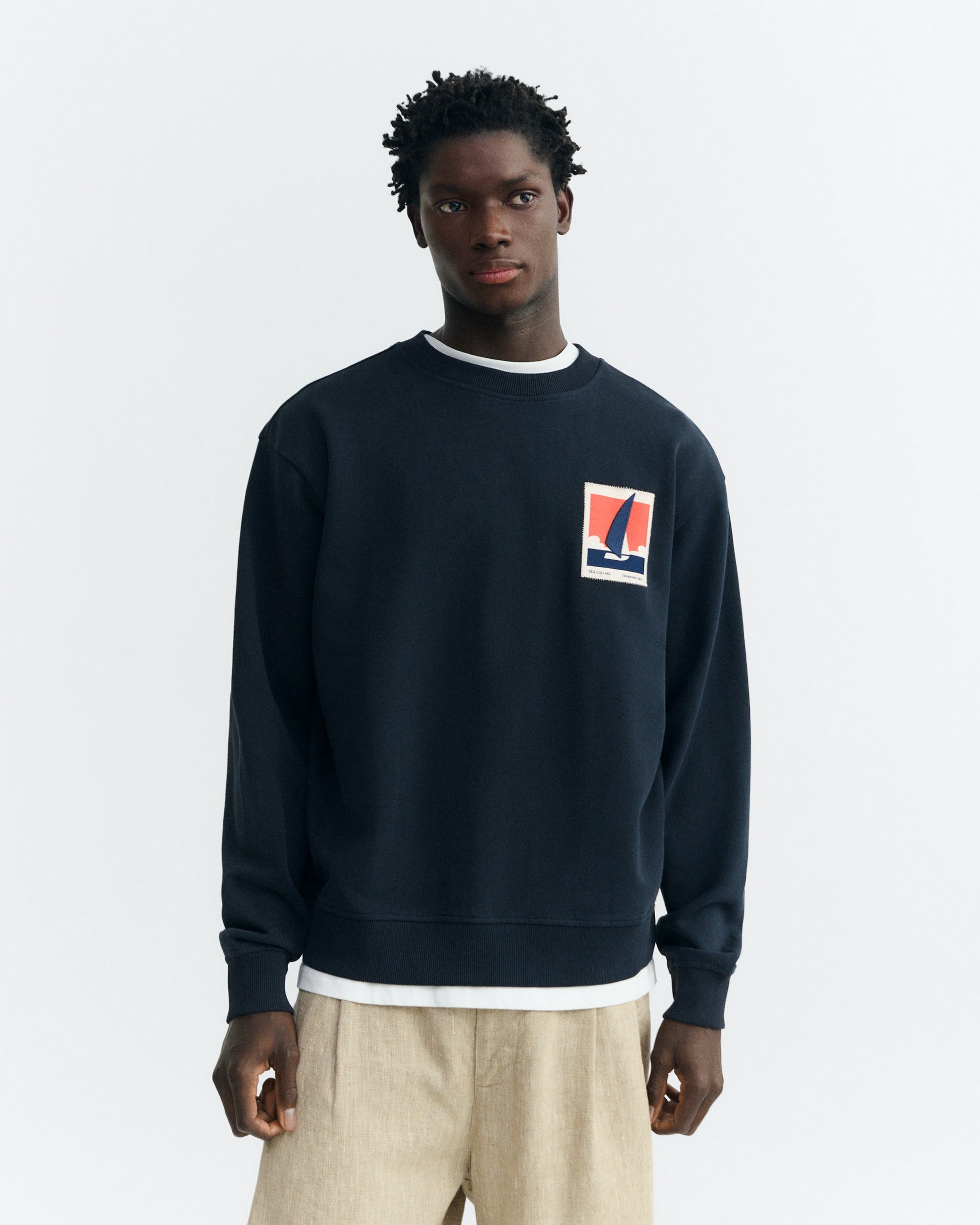 Leon Optimist Sweatshirt Navy