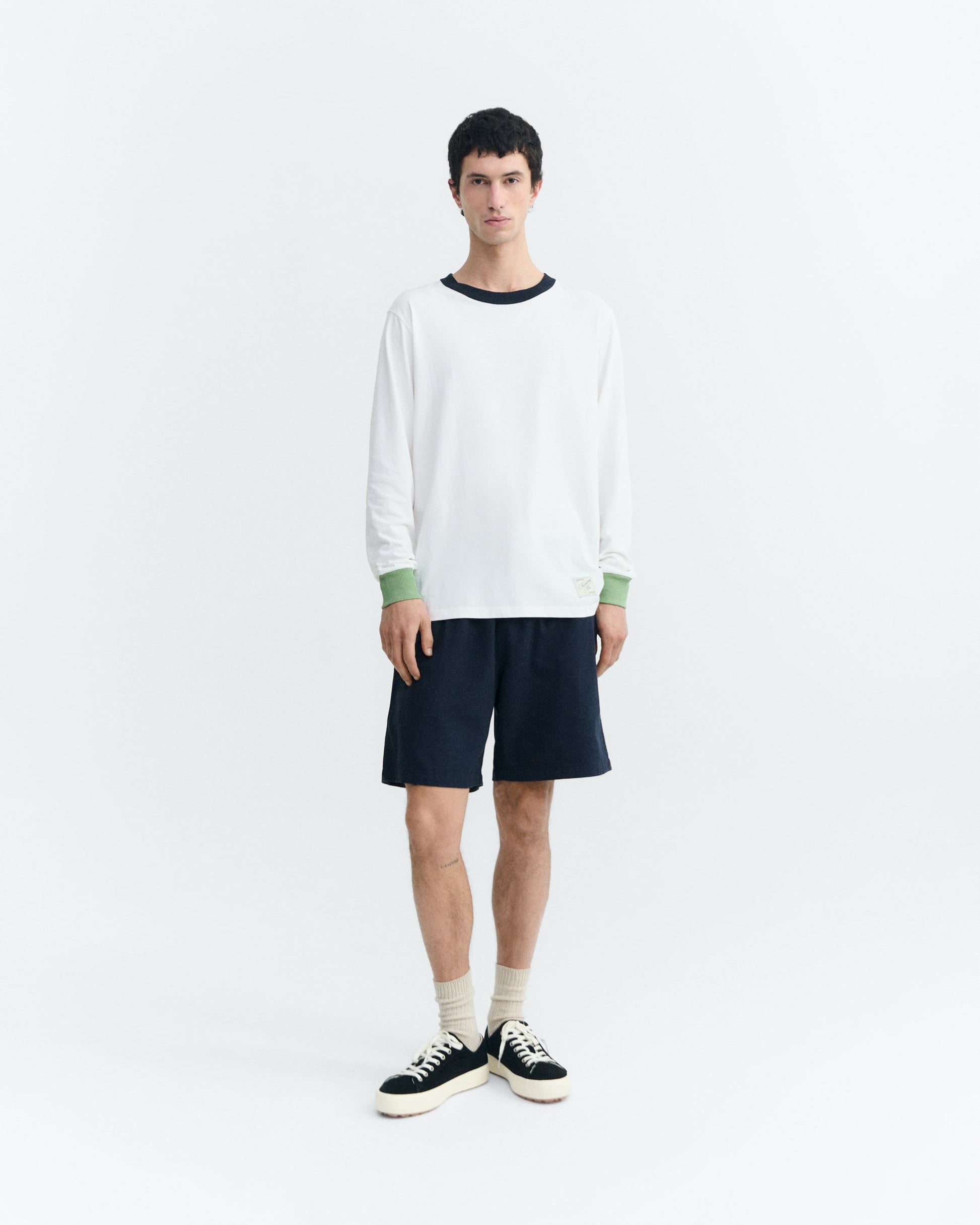 Emilio Longsleeve Black & Green