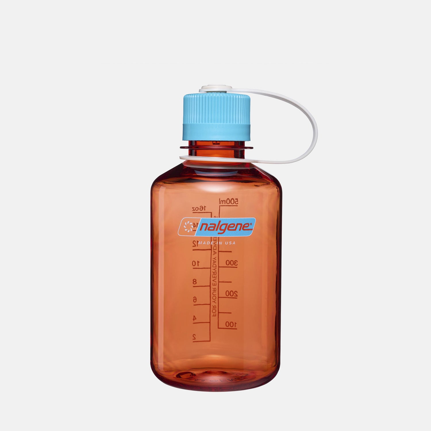 500ml Narrow Mouth Sustain Water Bottle Flame Blue Atoll