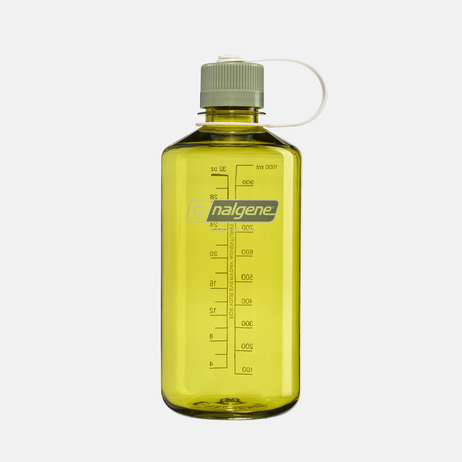 1L Narrow Mouth Sustain Water Bottle Endive Oil Green