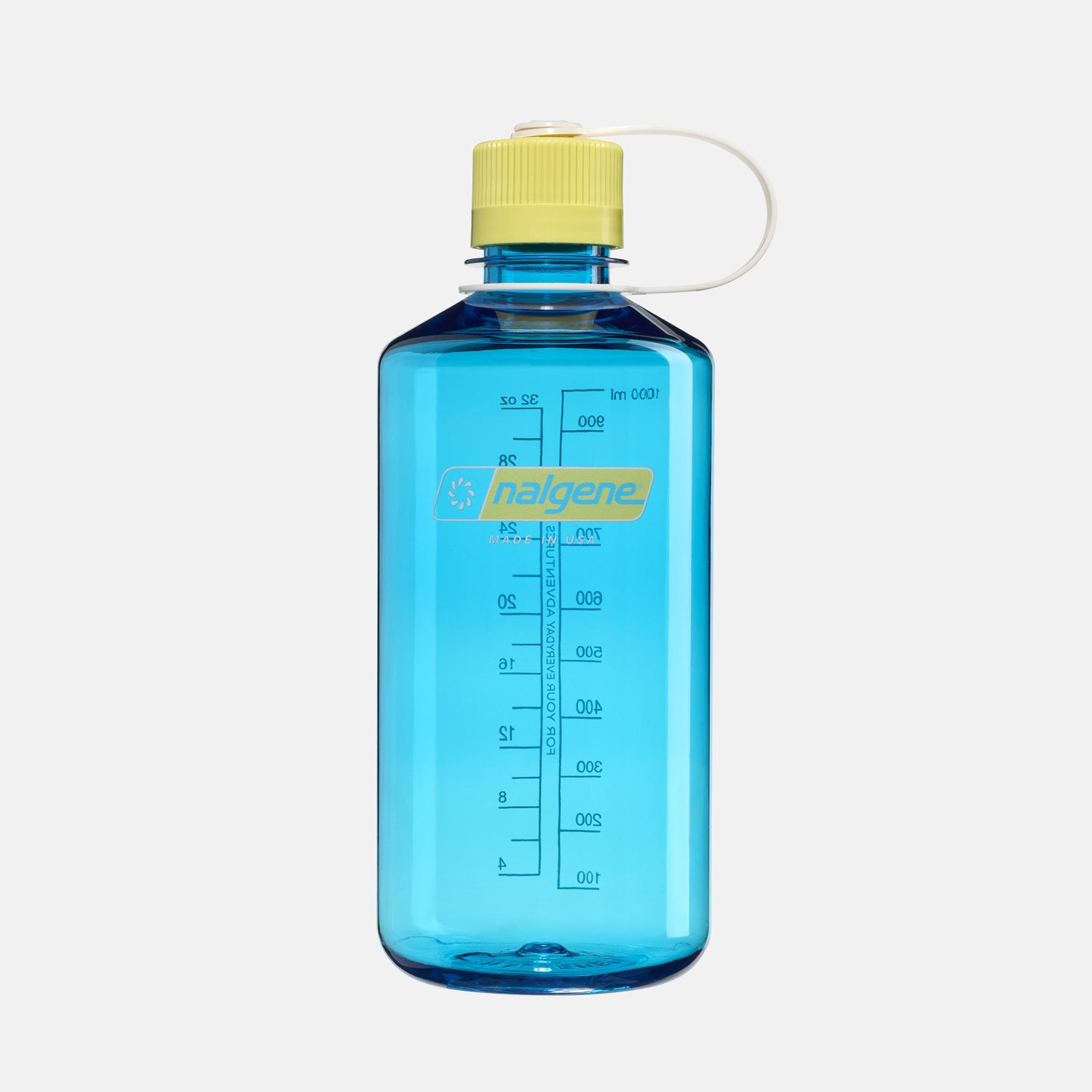 1L Narrow Mouth Sustain Water Bottle Blue Atoll Endive