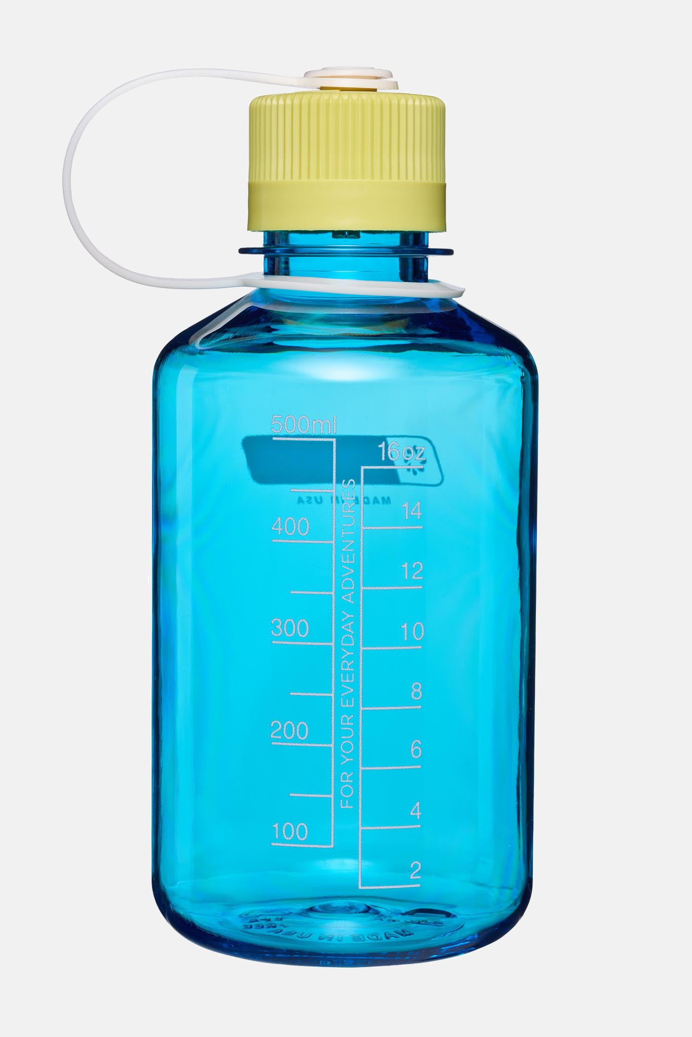 500ml Narrow Mouth Sustain Water Bottle Blue Atoll Endive
