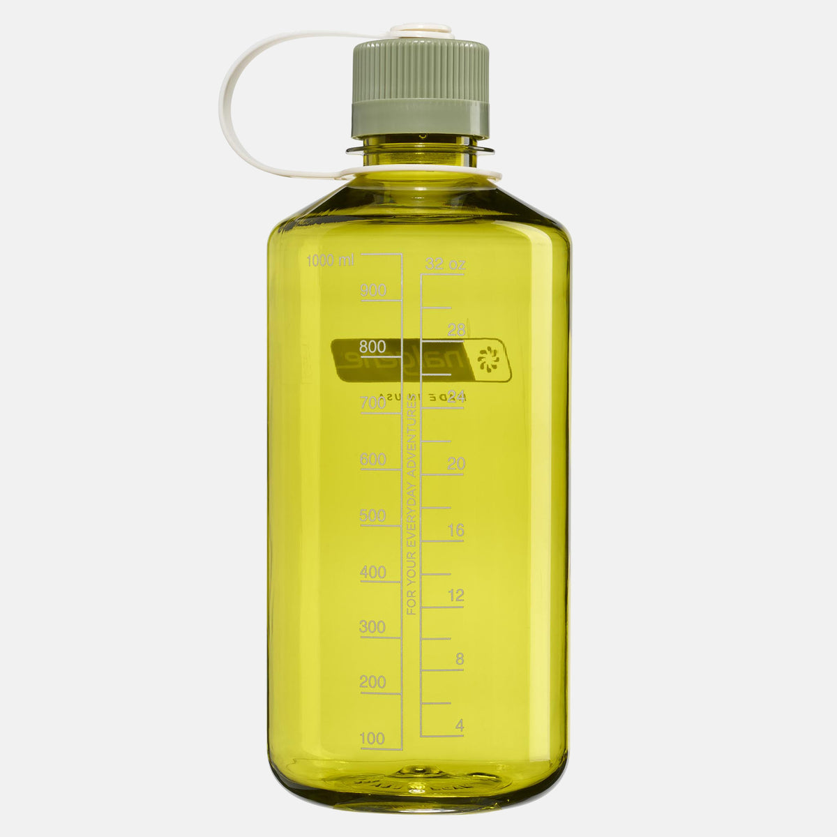 1L Narrow Mouth Sustain Water Bottle Endive Oil Green