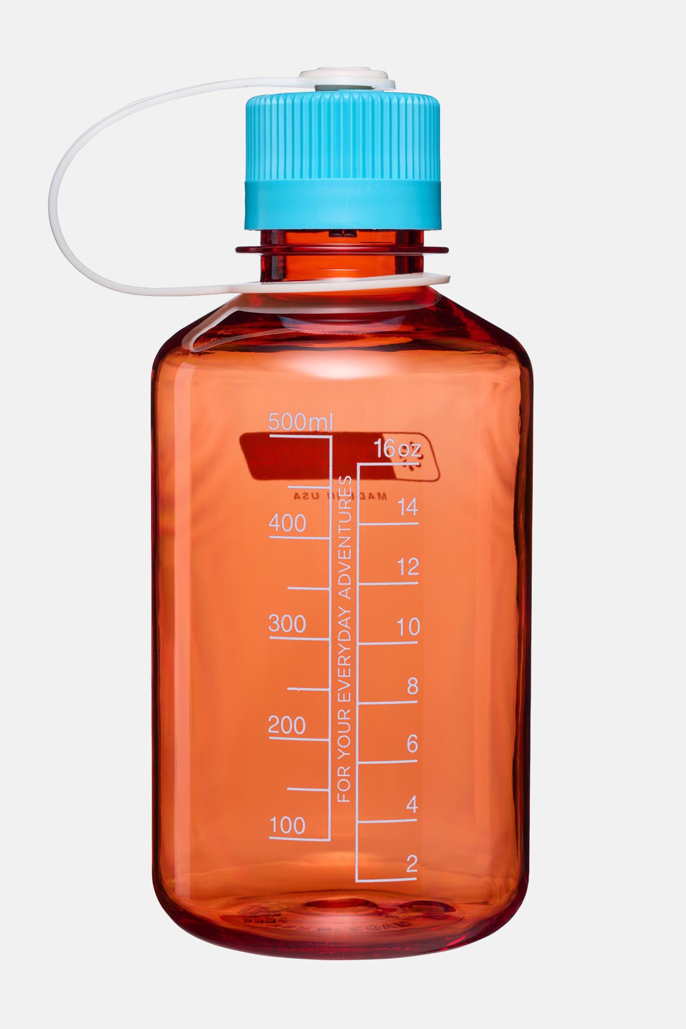 500ml Narrow Mouth Sustain Water Bottle Flame Blue Atoll