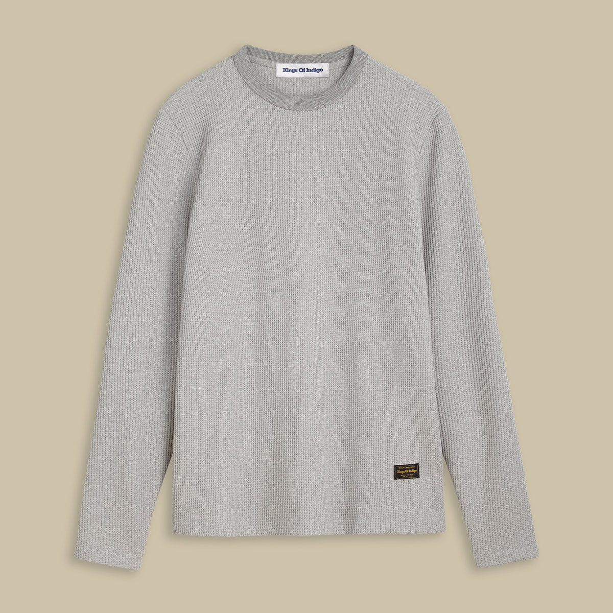 Nezer Waffle Grey Melange - KINGS OF INDIGO