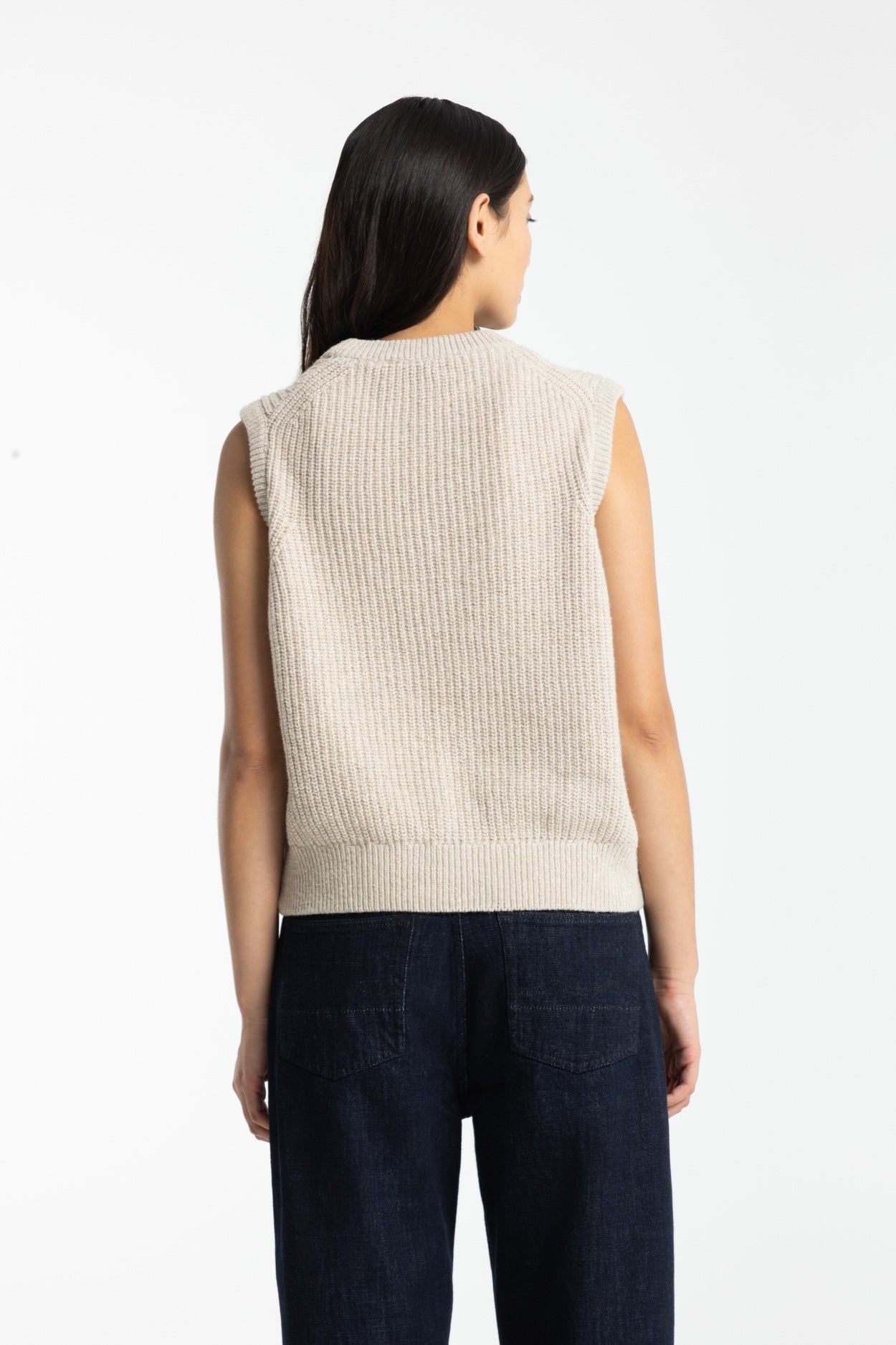 Nimyo Recycled Wool Vest Fog