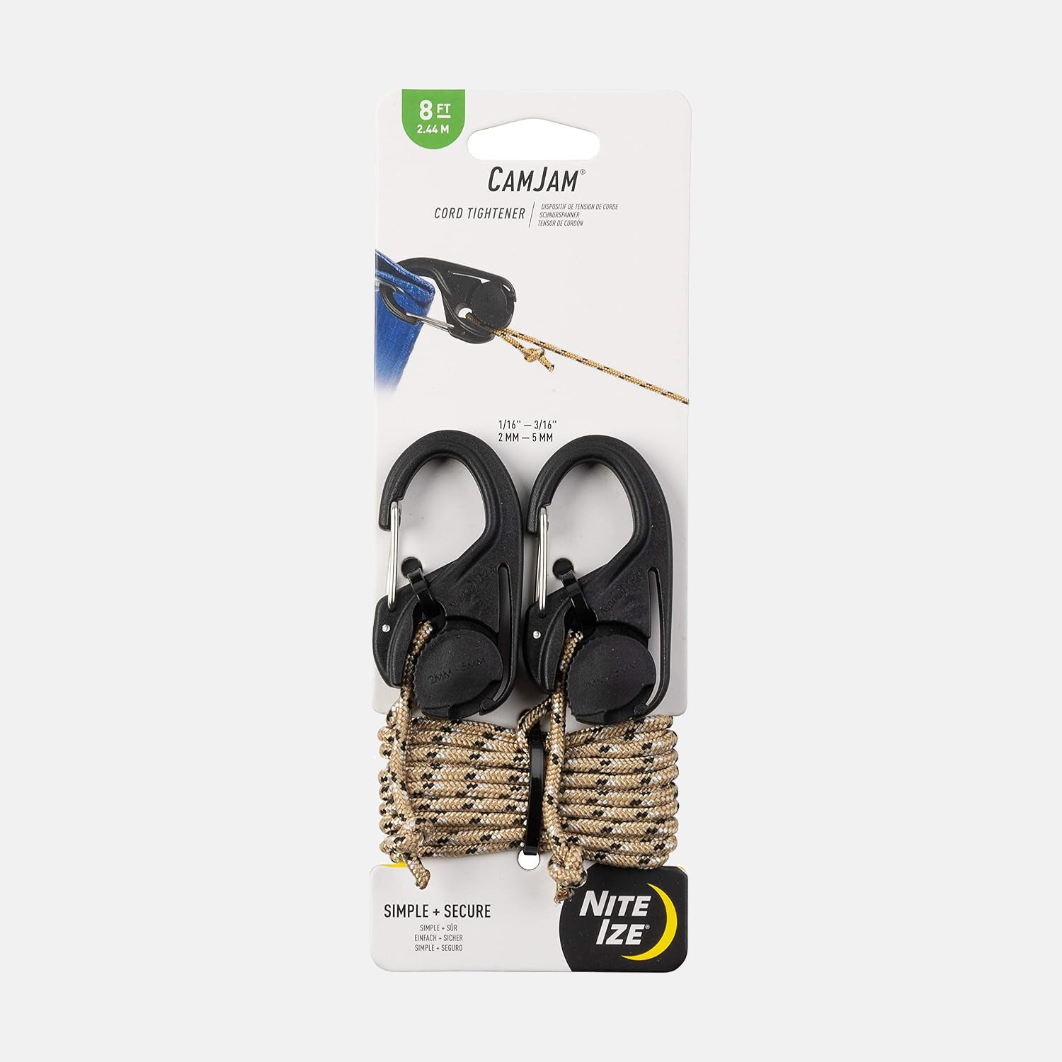 2-pack Cam Jam Plastic + Paracord