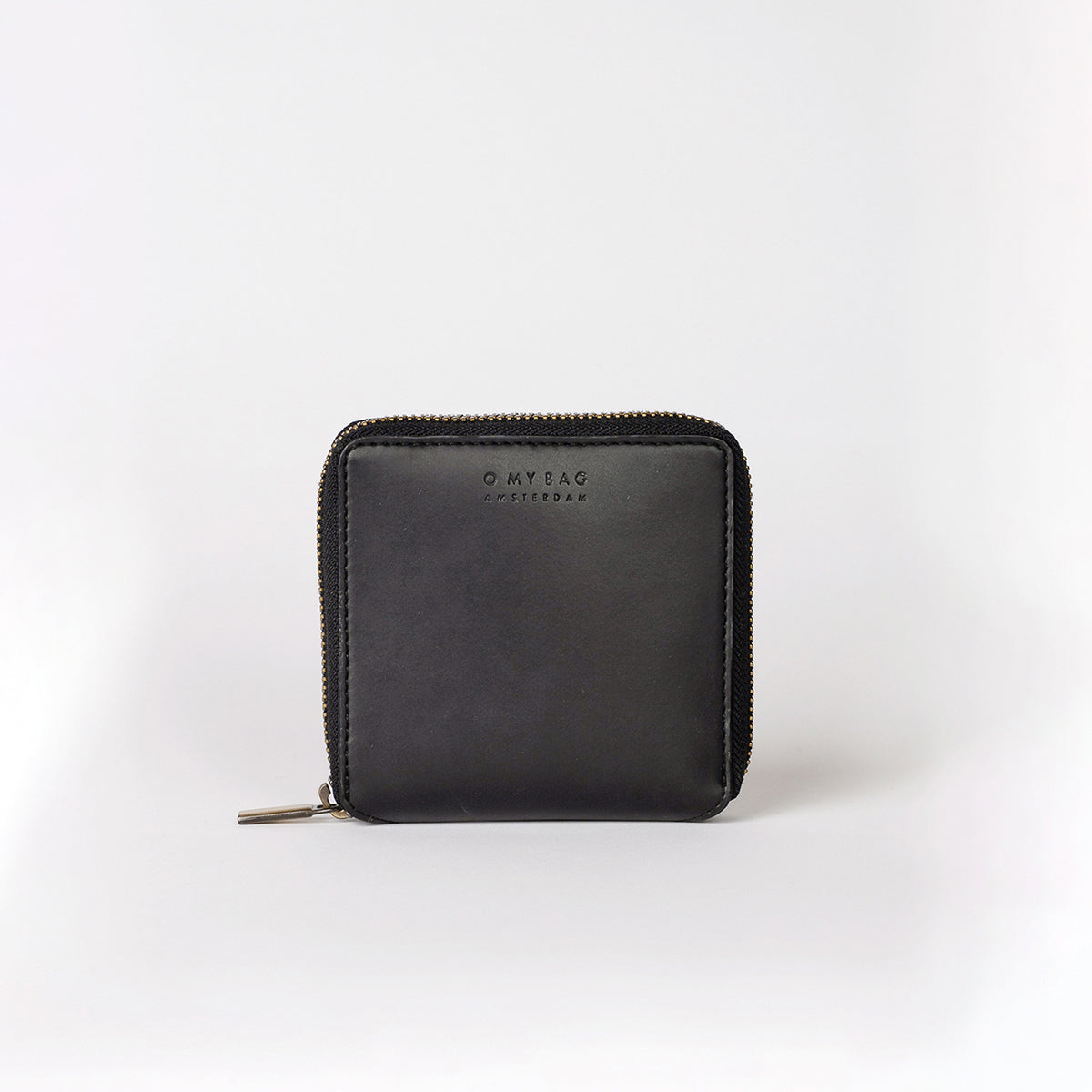 Sonny Square Wallet Apple Leather Black - O MY BAG