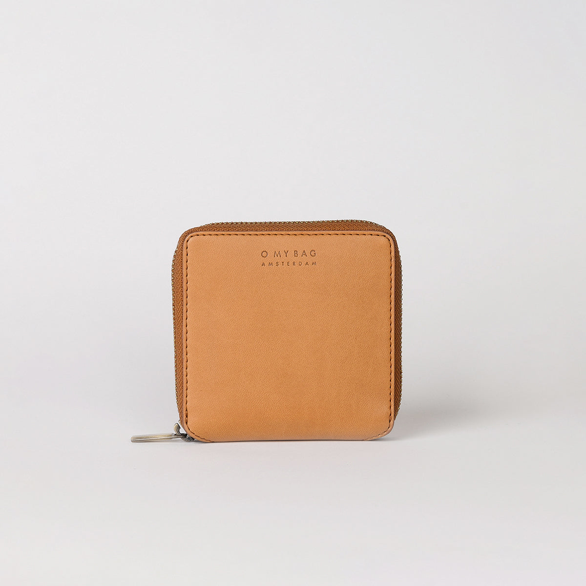 Sonny Square Wallet Apple Leather Cognac - O MY BAG