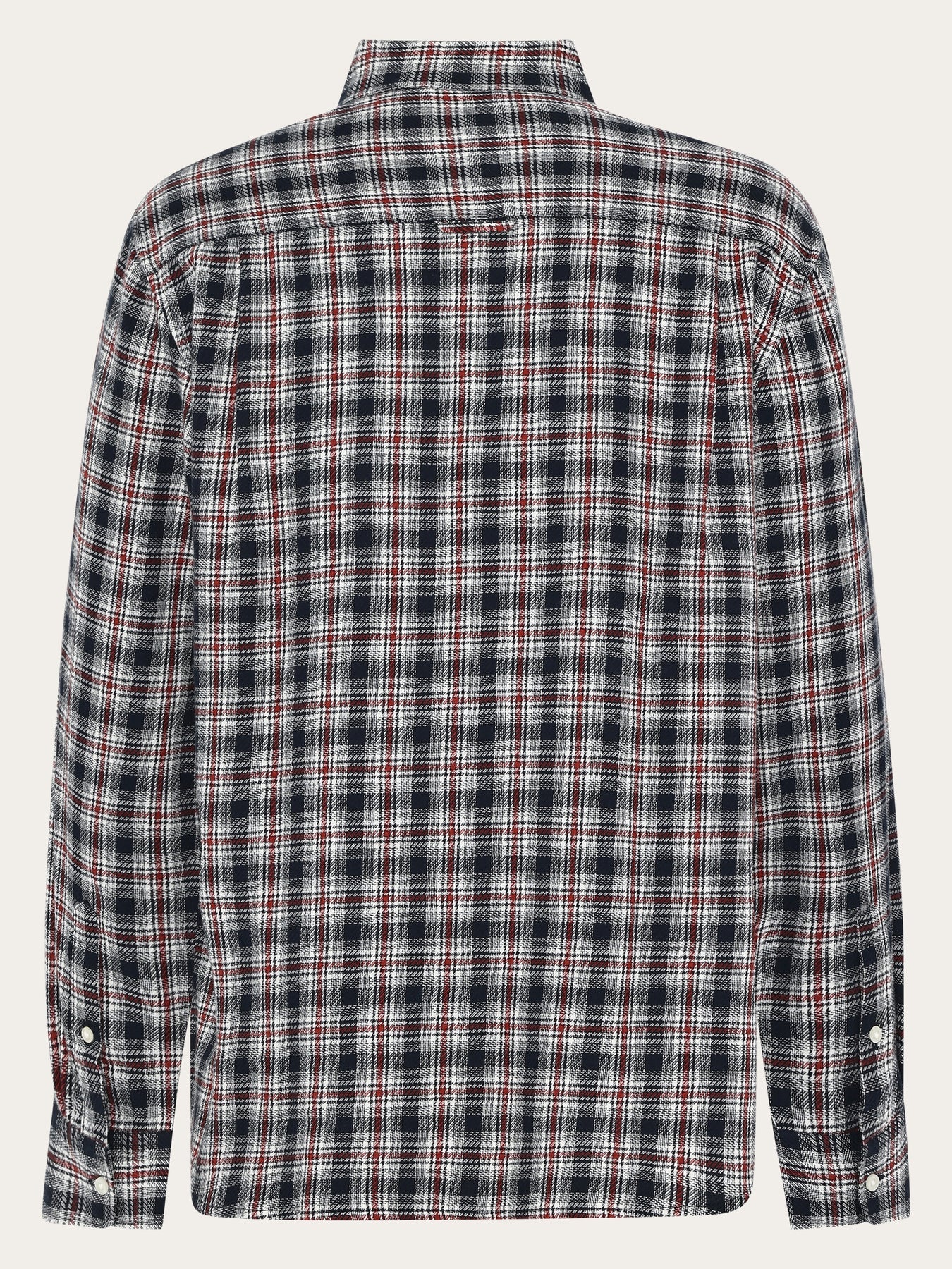 Loose Check Shirt Navy