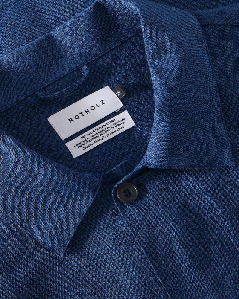 Light Overjacket Ocean Blue Organic Cotton