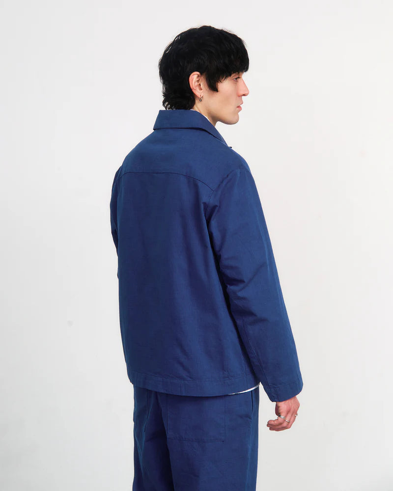 Light Overjacket Ocean Blue Organic Cotton