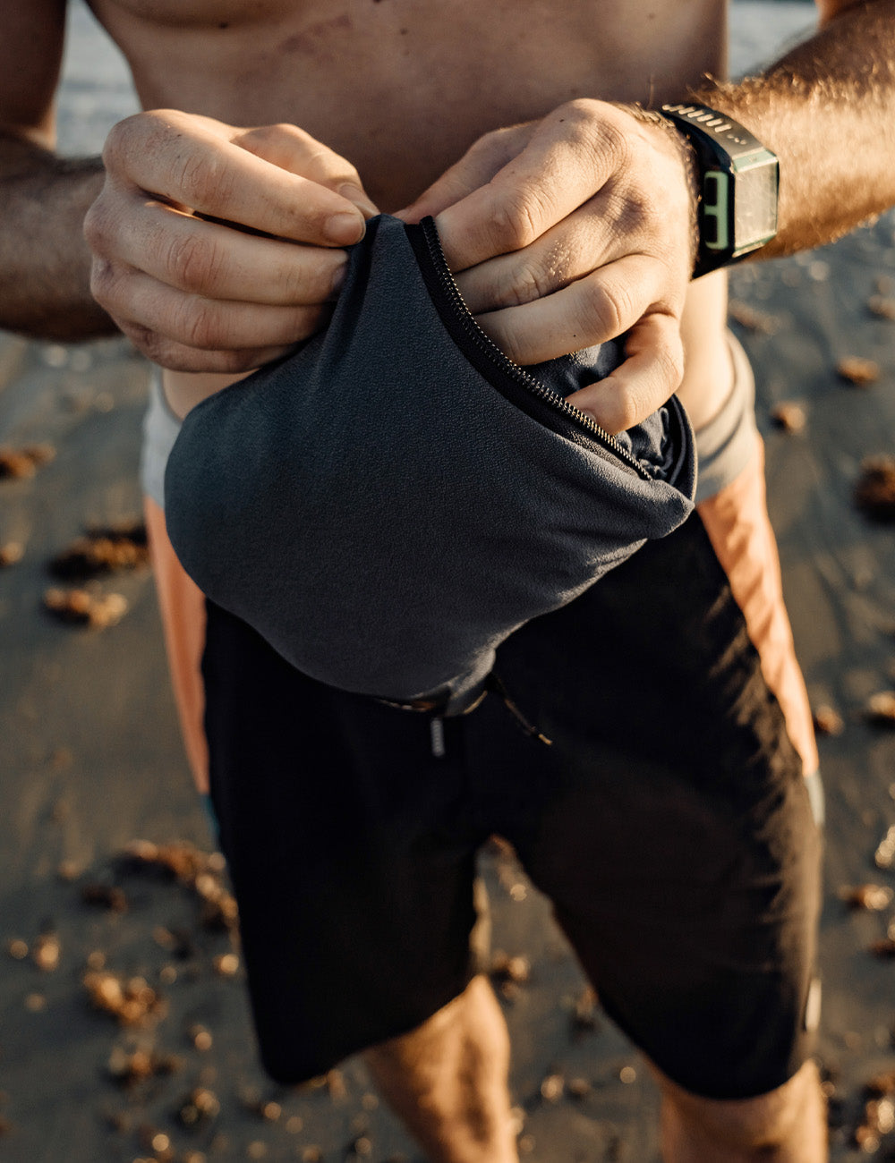 NanoDry Travel Poncho Charcoal