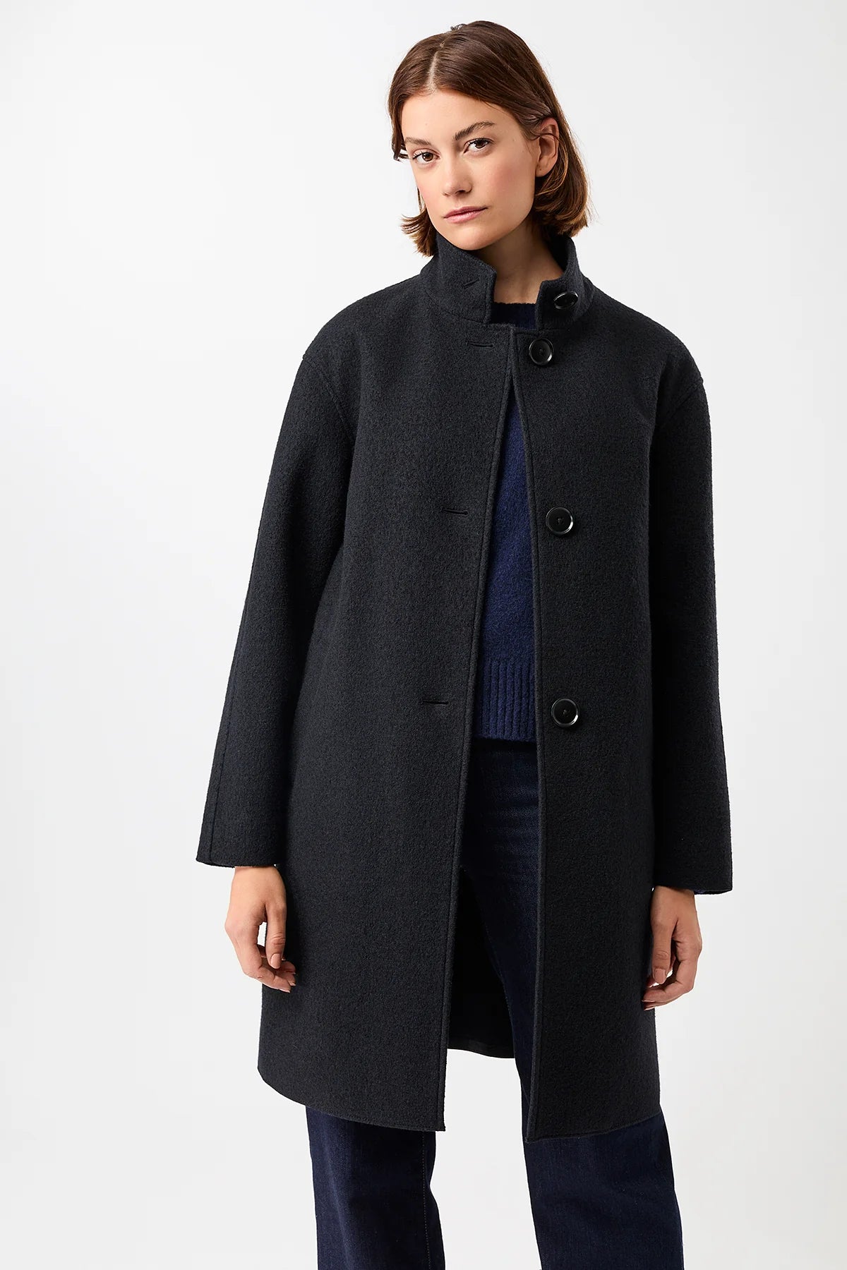 Pennfield Organic Wool Coat Carbon