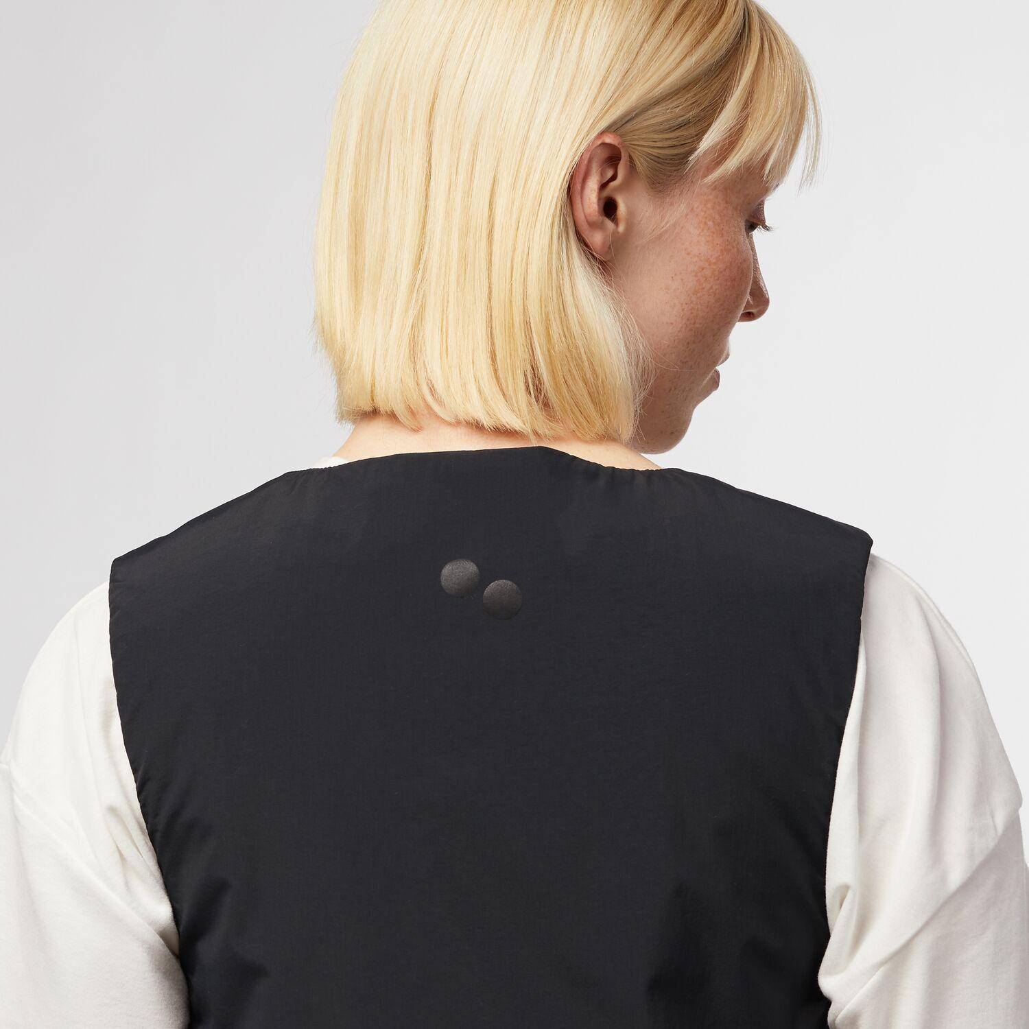Kapok Functional Vest Unisex Black - PINQPONQ