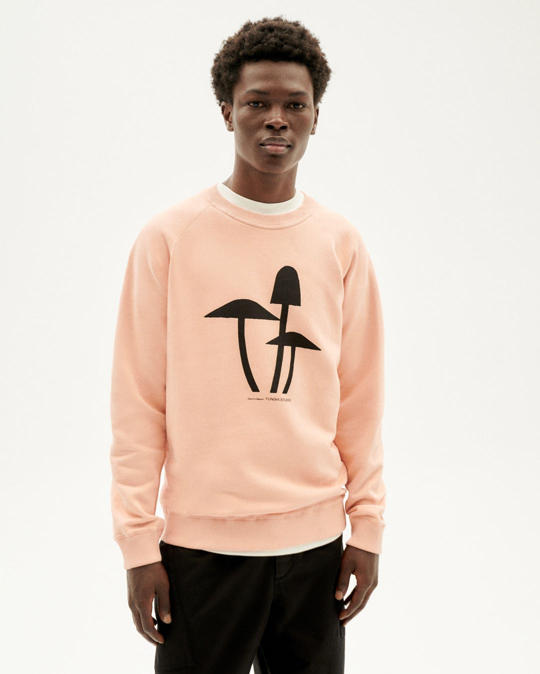 Funghi 3 Sweatshirt Pink - THINKING MU