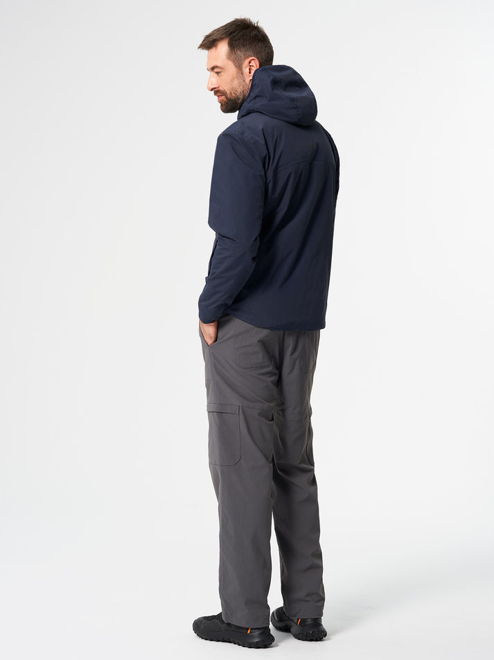 Hoodie Kapok Padded Jacket Fjord Navy - PINQPONQ