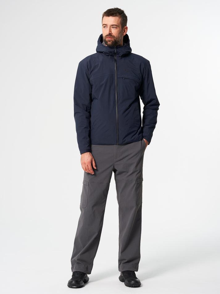 Hoodie Kapok Padded Jacket Fjord Navy - PINQPONQ