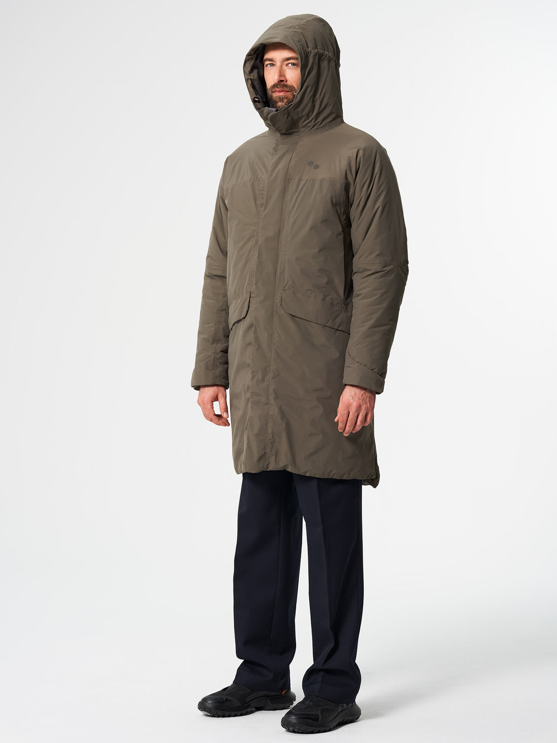 Parka Kapok Vegan Coffe Brown - PINQPONQ