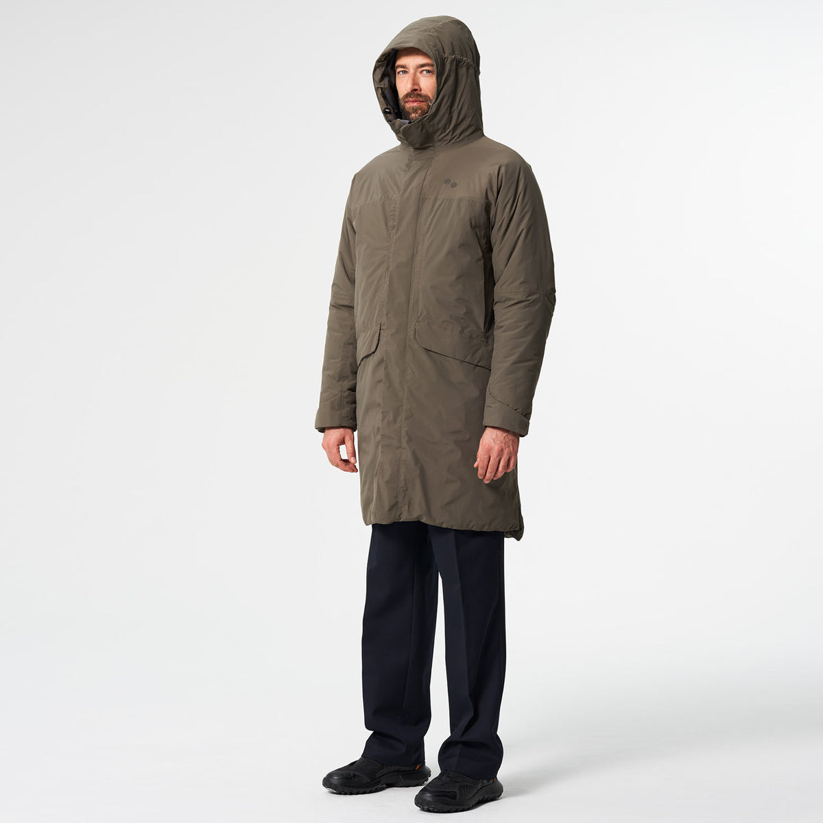 Parka Kapok Vegan Coffe Brown - PINQPONQ