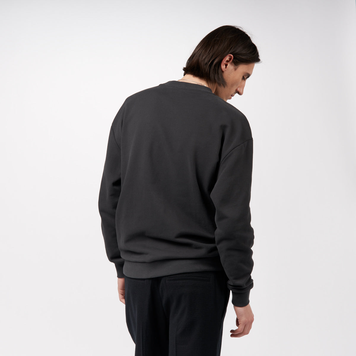 Sweatshirt Unisex Peat Black - PINQPONQ