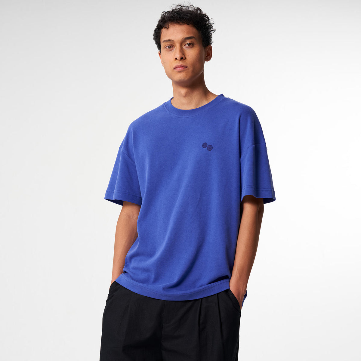 T-shirt Poppy Blue Unisex - PINQPONQ