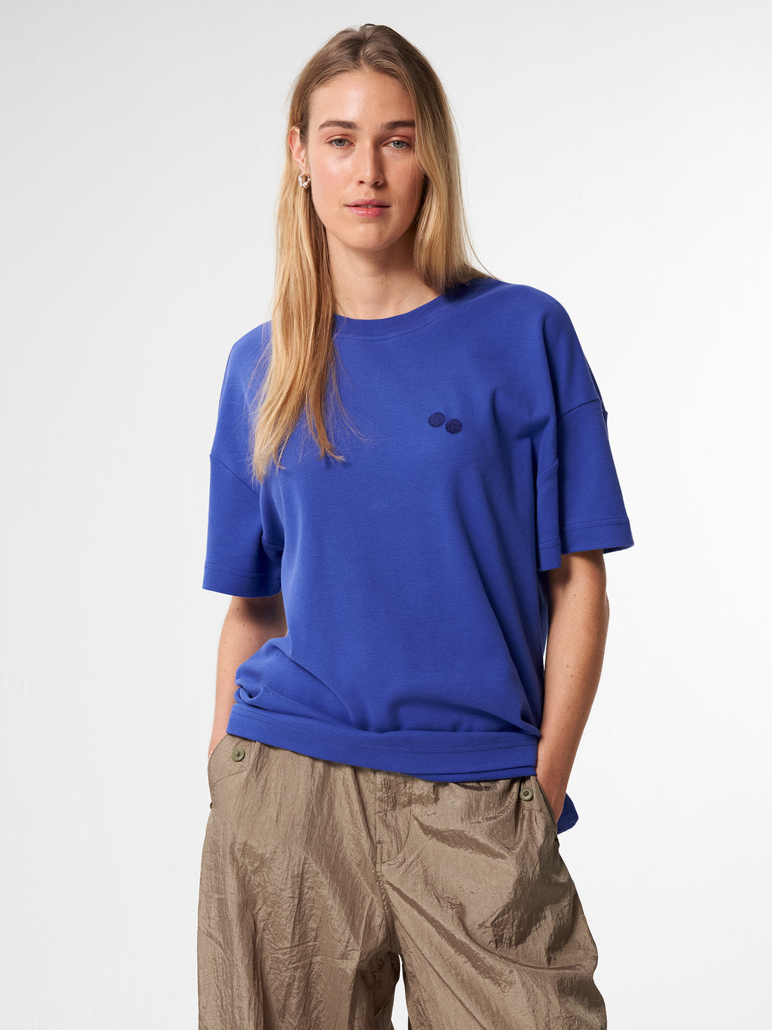 T-shirt Poppy Blue Unisex - PINQPONQ