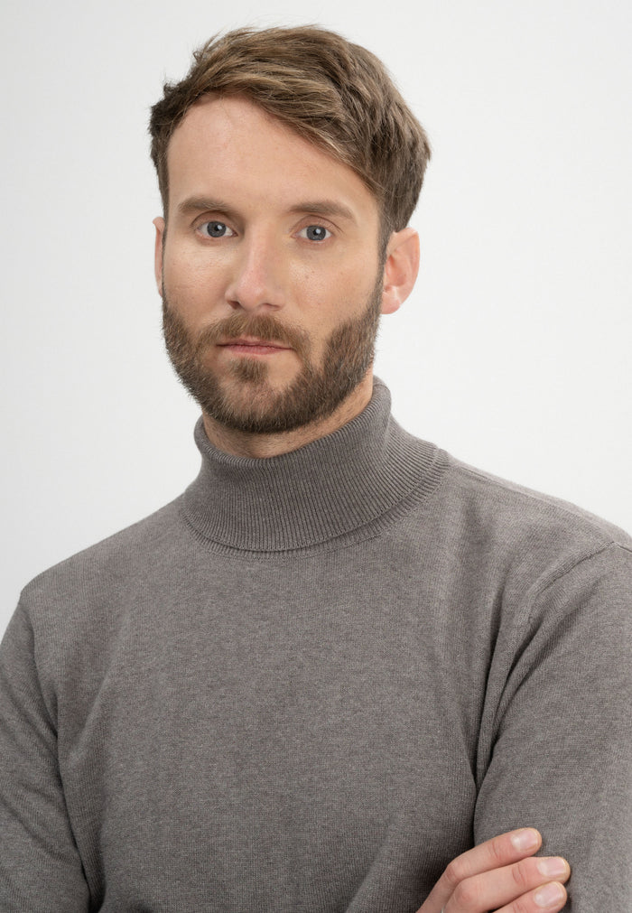 Turtleneck Kanja Organic Cotton Bear Melange