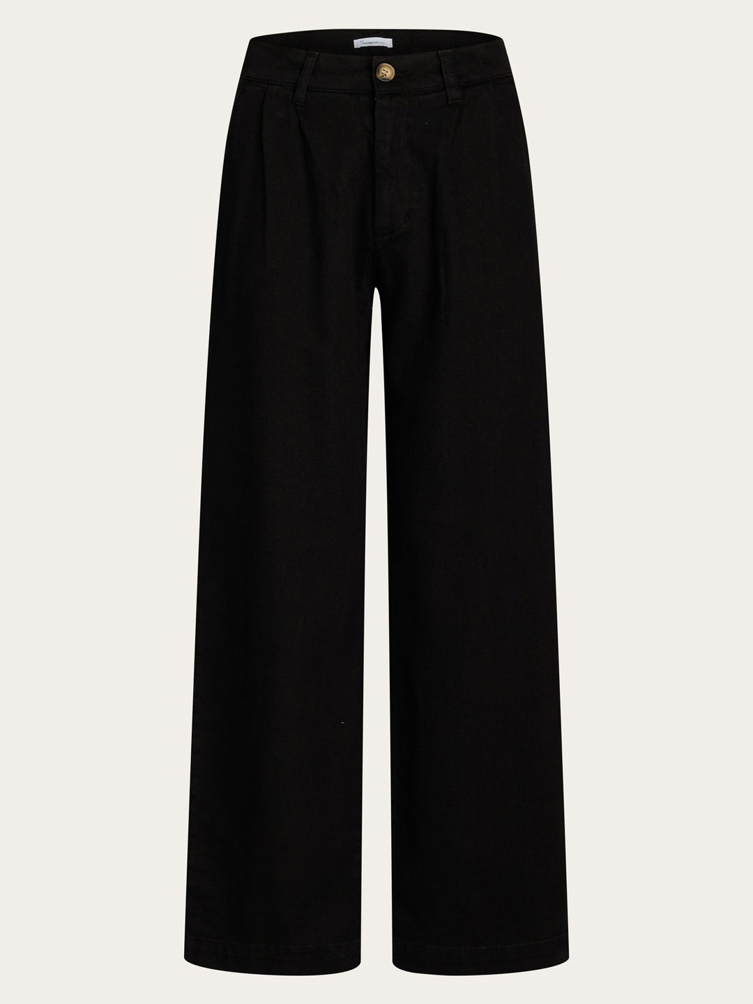 Posey Organic Twill Pants Black - KNOWLEDGE COTTON APPAREL