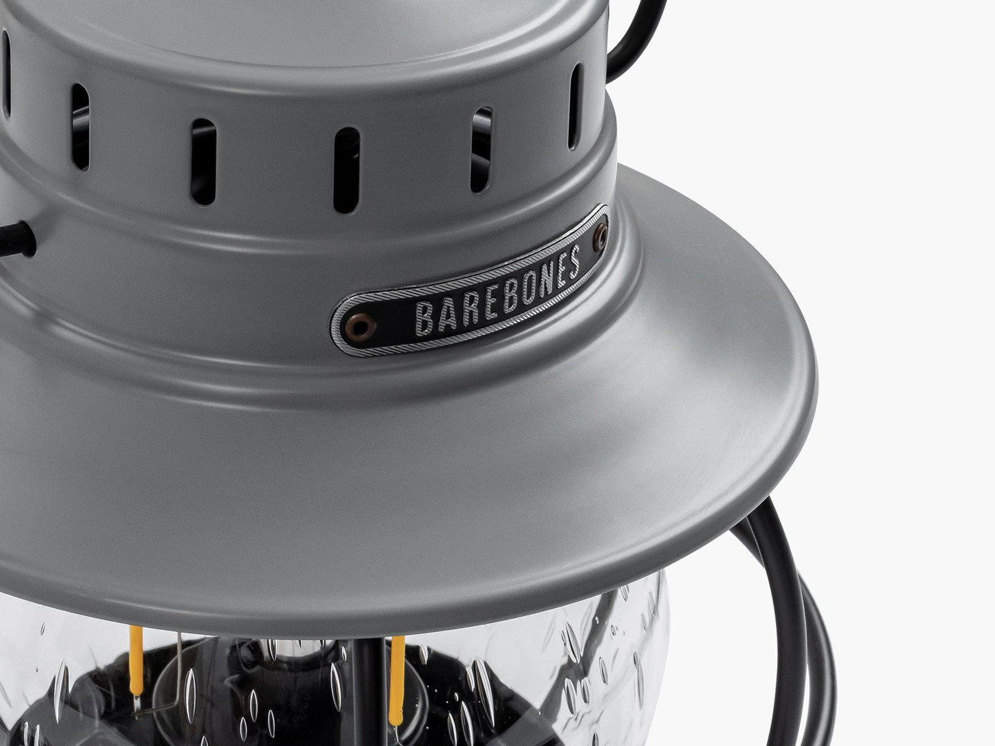 Railroad Rechargeable Lantern Slate Grey - BAREBONES