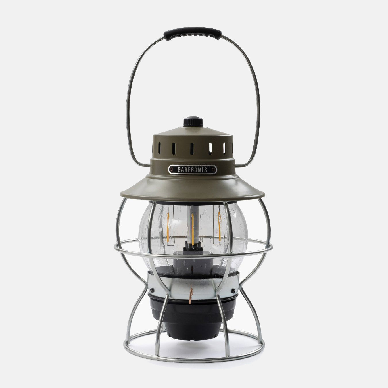 Railroad Rechargeable Lantern Olive Drab - BAREBONES