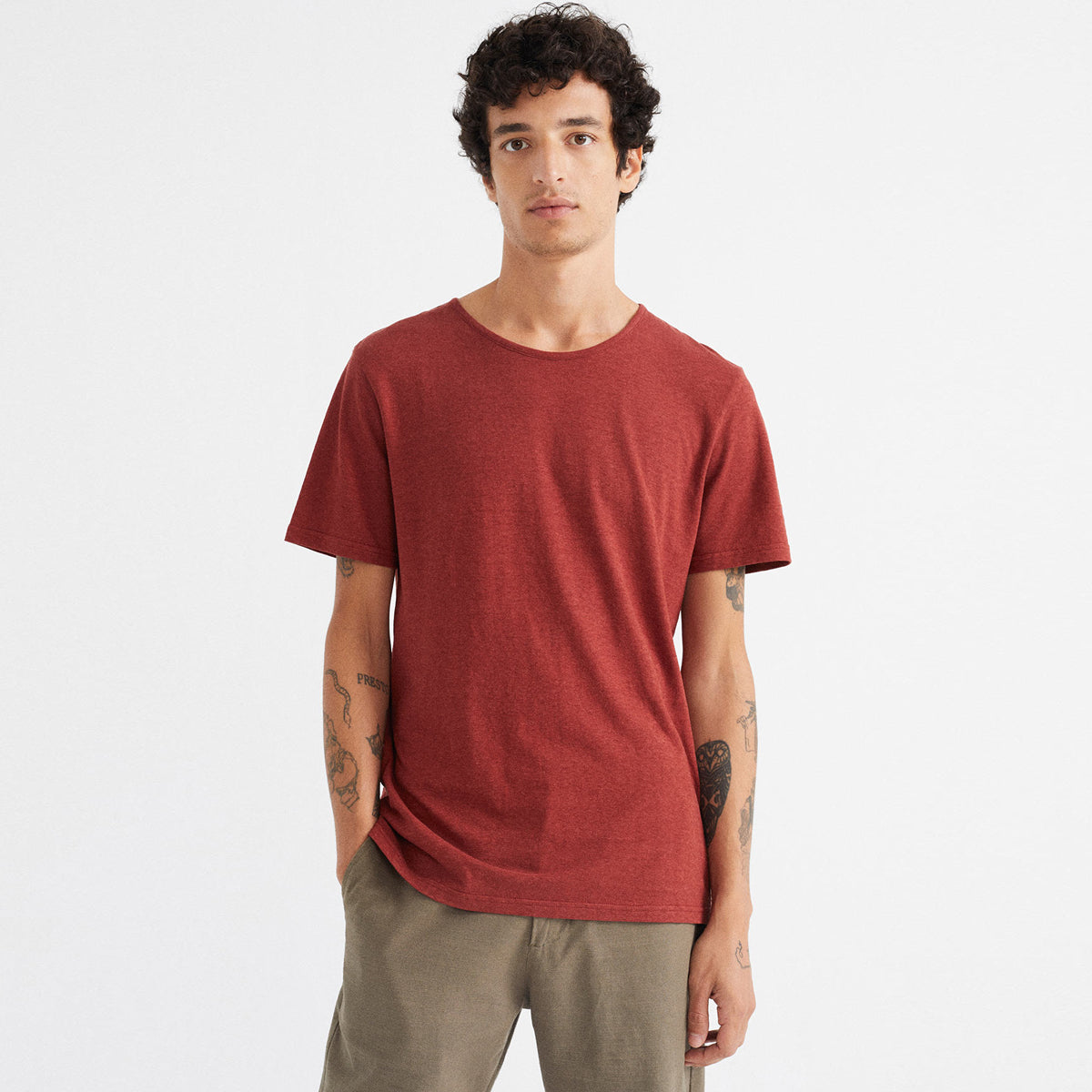 Hampa T-shirt Herr Raspberry - THINKING MU