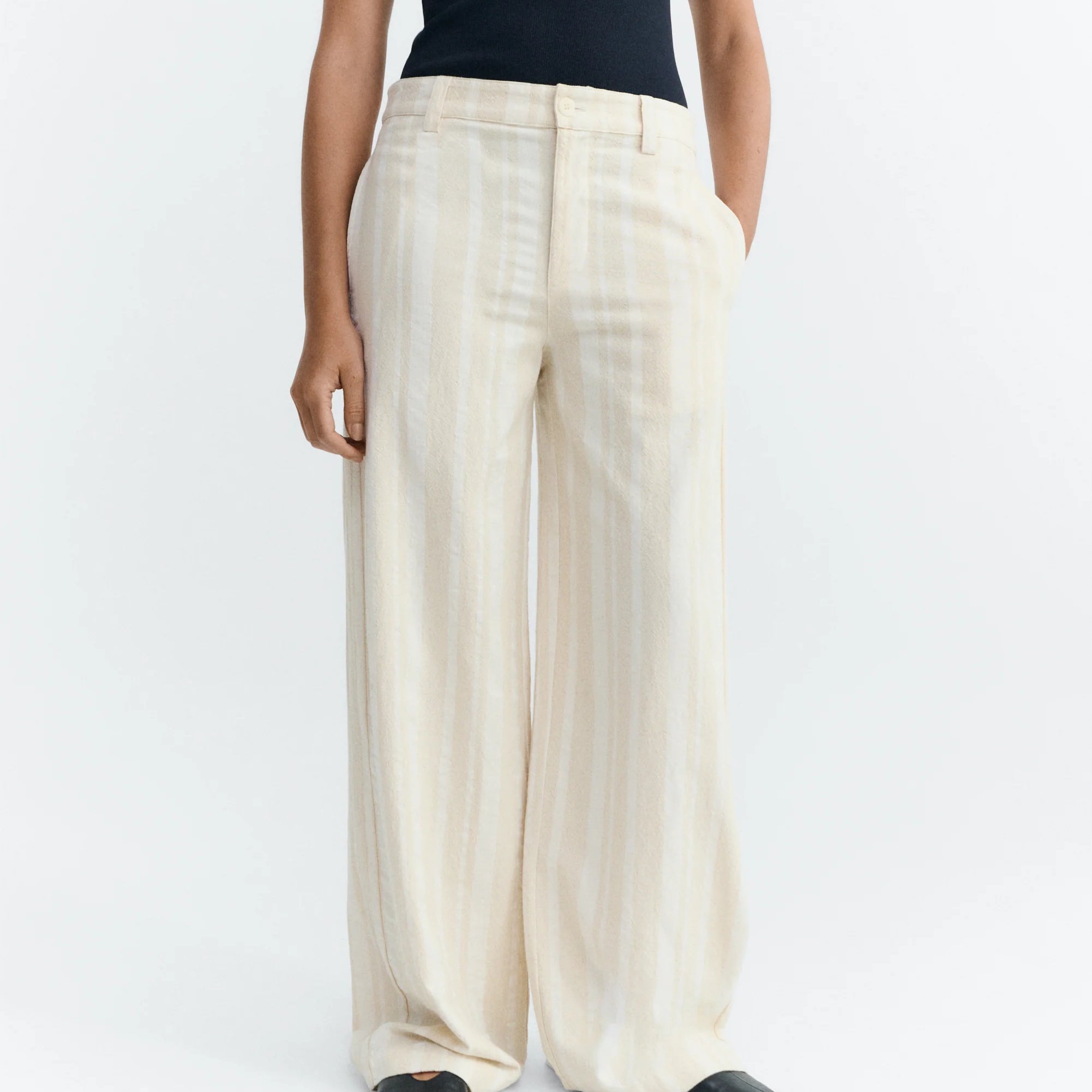Raw Dappled Stripes Serena Pants