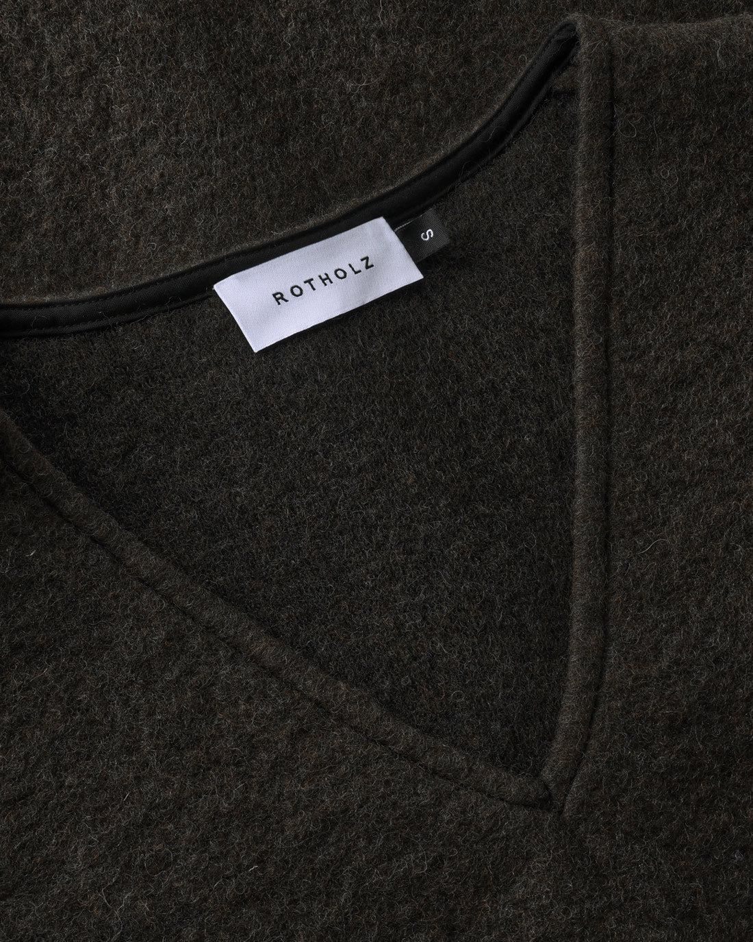Vest Organic Wool Black
